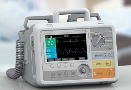 Desfibrilador bifásico E&M C-15 con DEA y  marcapasos