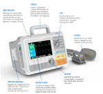 Desfibrilador Monitor E&M C-15 con DEA y Marcapasos - Imagen 2